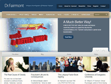 Tablet Screenshot of drfairmont.com